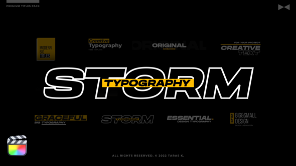 Modern Titles \ FCPX alt