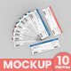 Ticket Mockup - GraphicRiver Item for Sale