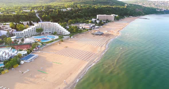 Touristic Resort Aerial View in Bulgaria