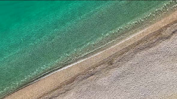 Central Beach Aerial View Turkey Antalya 4 K