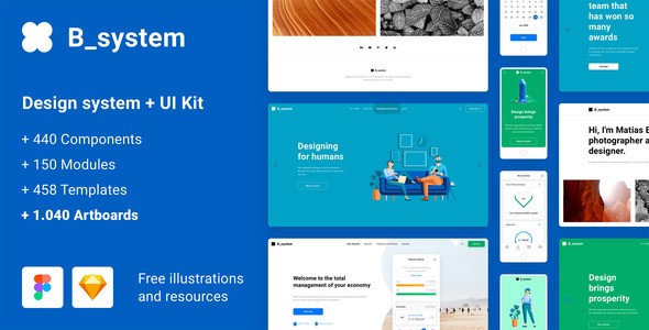 B_system – Massive All in One Design System