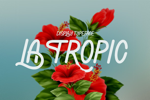 La Tropic Tropical Typeface