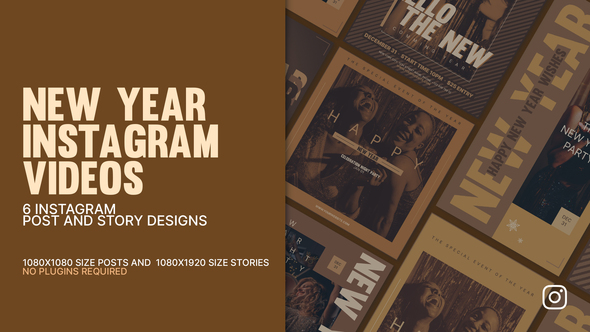 Happy New Year Instagram Promo Post And Story