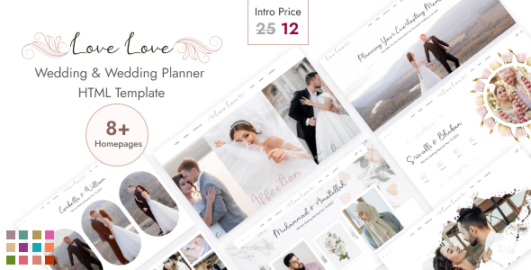 LoveLove - Wedding & Wedding Planner HTML5 Template