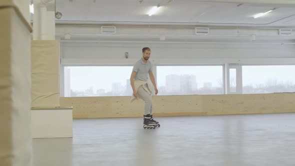 Inline Skater on Training