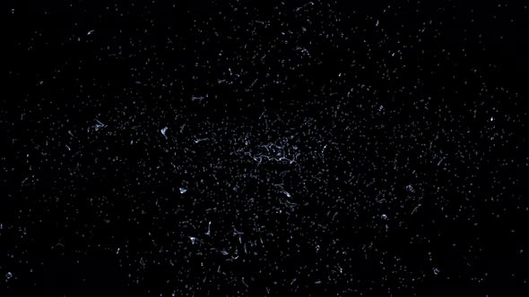 Water splashing explode from center around itself alt