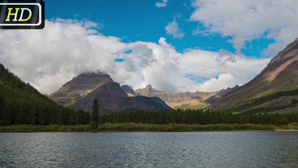 Lake And Mountains