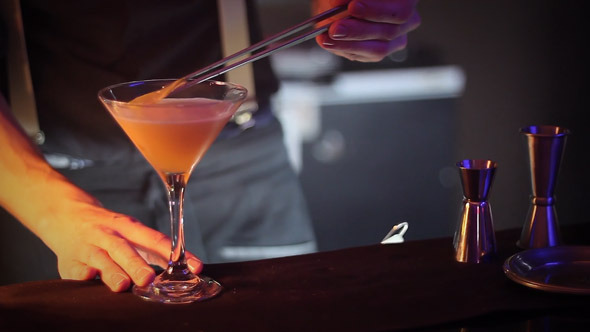 Cocktail Preparation In Night Club 2
