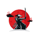 Samurai Ronin Logo - GraphicRiver Item for Sale