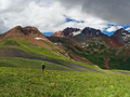 Hiking in the Colorado mountains near Lizard Head and Wilson Peak. - PhotoDune Item for Sale