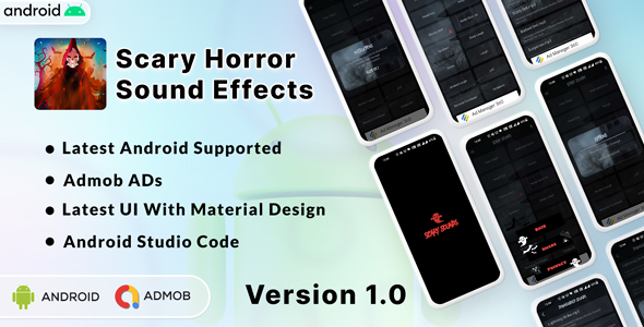 Scary Sound Effect | Horror Sound Ringtone | Scary Offline Ringtone | Admob Ads