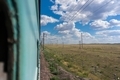 View from the window of moving train - PhotoDune Item for Sale