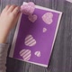 Girl's Hands Glueing a Card - VideoHive Item for Sale