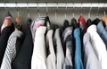 Mans clothing hanging in the closet. - PhotoDune Item for Sale