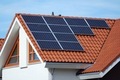 Roof top with solar panels for green energy. - PhotoDune Item for Sale