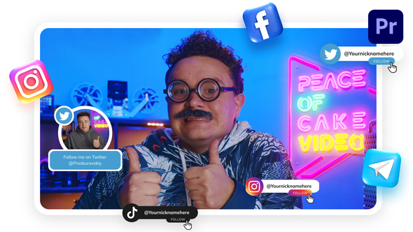 Social Media Animations | Premiere Pro