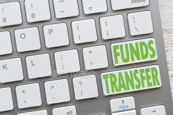 d. Concept for transferring items online like money funds bitcoin stocks bonds  MargJohnsonVA