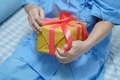 Asian senior or elderly old lady woman patient with gift box in Christmas and new year - PhotoDune Item for Sale