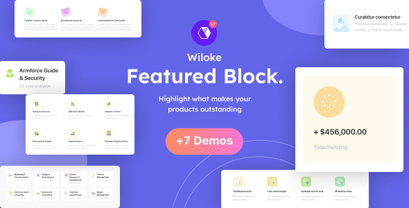 Wiloke Featured Block for Elementor