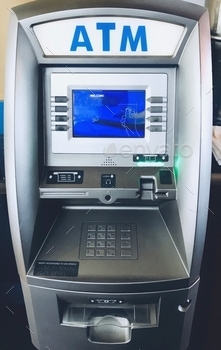 ATM machine with no distinguishing logos or marks, used to symbolize finances, banking, business, money, jobs, taxes, economics, loans, mortgages, credit cards, expenses and budgeting. tonythetigersson, Tony Andrews Photography