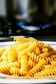 Close-up of yellow pasta on table - PhotoDune Item for Sale