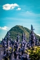 A view of a mountain in a blue sky - PhotoDune Item for Sale
