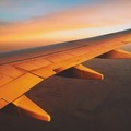 Plane Wing Sunset - PhotoDune Item for Sale
