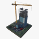 Building Under Construction Low-poly - 3DOcean Item for Sale