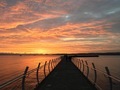 Sunset on breakwater  - PhotoDune Item for Sale