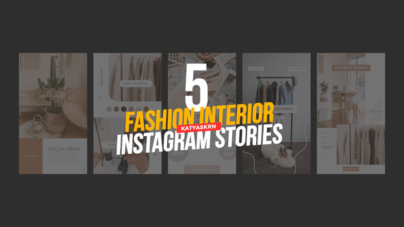 Fashion Interior Instagram Stories - After Effects