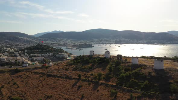 The windmills of Bodrum.