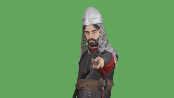 Byzantine Empire Soldier. Medieval.