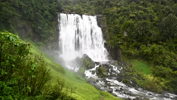 Marokopa Waterfalls in New Zealand