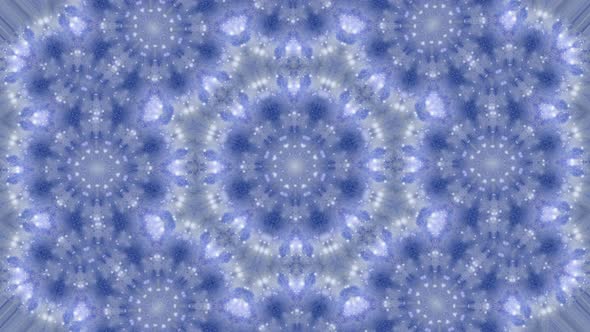 Abstract Animated Kaleidoscope Motion Background