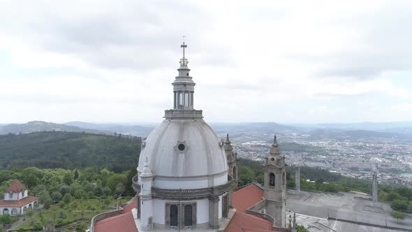 Dome of Sanctuary of Sameiro. Braga, Portugal