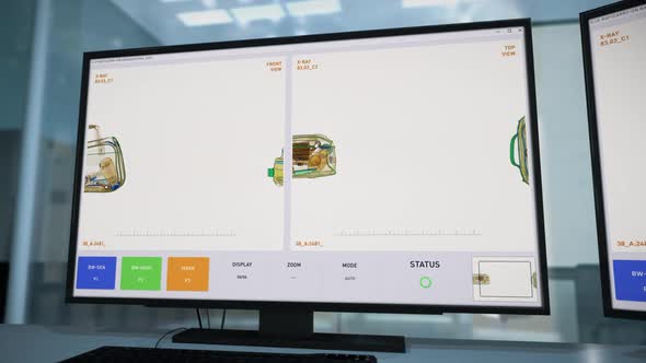 Airport Safety Scan Detects Multiple Prohibited Tools In Passengers Sport Bag alt