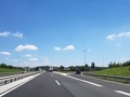 view of the European autobahn with cars moving along it - PhotoDune Item for Sale