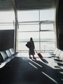 Young woman waiting at airport lounge - PhotoDune Item for Sale