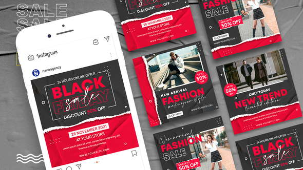 Black Friday Sale Template Media Banner