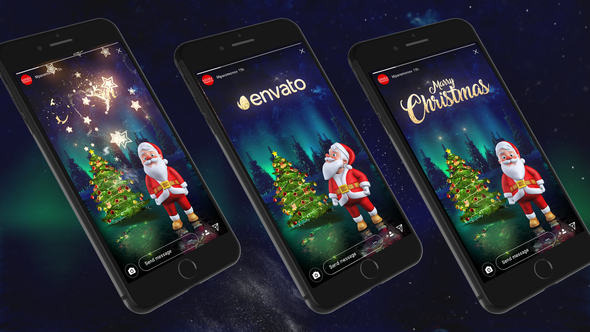 Instagram Story from Santa alt