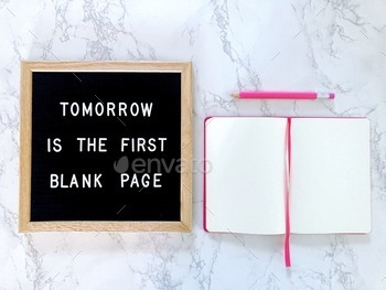 Tomorrow is the first blank page