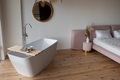 Self standing bath on the bright modern scandi interior - PhotoDune Item for Sale