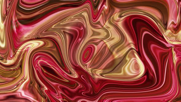 Brown Red Color Abstract Marble Texture Liquid Animated Background