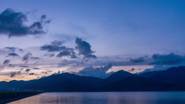 Time Lapse 4k Sky River