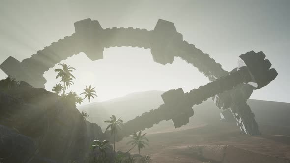 Old Rusted Alien Spaceship alt