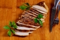 Grilled chicken fillets on slate plate Sliced chicken breast - PhotoDune Item for Sale