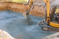 Industrial excavator for foundation building construction site - PhotoDune Item for Sale