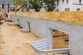 Basement renovation of installing for basement faux rock windows well - PhotoDune Item for Sale