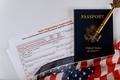 American Flag of Voter Registration Application form for presidential US election United States - PhotoDune Item for Sale