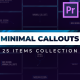 Minimal CallOuts | Premiere Pro - VideoHive Item for Sale